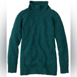 LL BEAN - Women's Cotton Ragg Sweater, Funnelneck Pullover - XS PETITE​